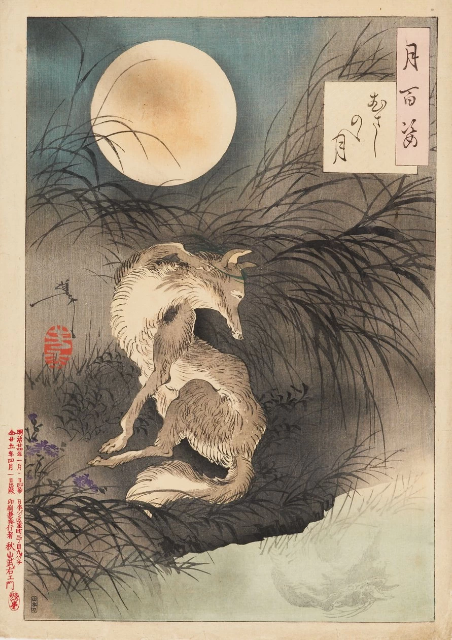 Luna sulla pianura di Musashi - Ashmolean Museum, University of Oxford